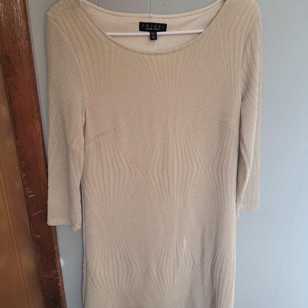 Medium cream glitter dress